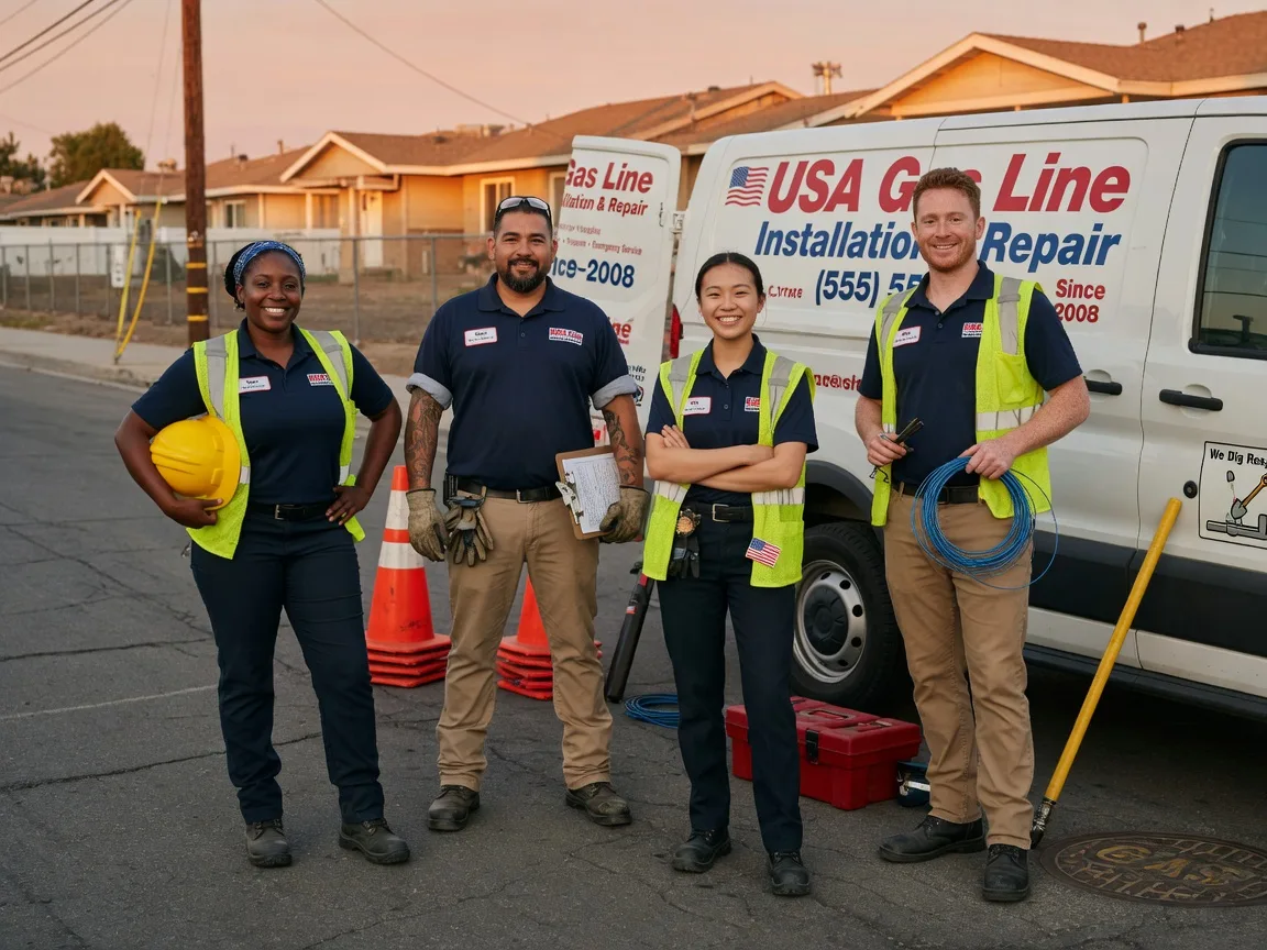 Gas Line Installation company in Leckrone, PA